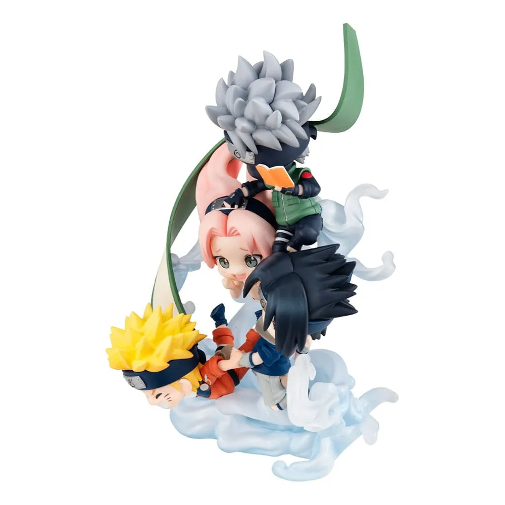 Naruto Shippuden FigUnity PVC Mini Statue Gather here  Team 7 13 cm (with gift)